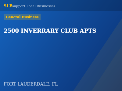 2500 INVERRARY CLUB APTS — General Business in FORT LAUDERDALE, FL