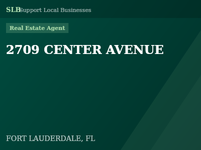 2709 CENTER AVENUE — Real Estate Agent in FORT LAUDERDALE, FL