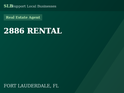 2886 RENTAL — Real Estate Agent in FORT LAUDERDALE, FL