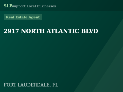 2917 NORTH ATLANTIC BLVD — Real Estate Agent in FORT LAUDERDALE, FL