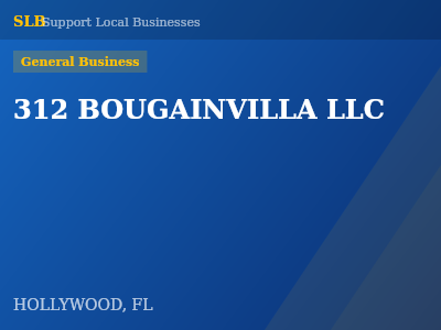 312 BOUGAINVILLA LLC — General Business in HOLLYWOOD, FL
