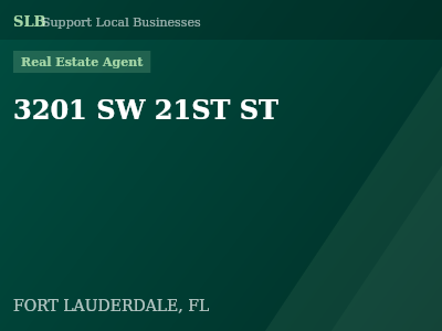3201 SW 21ST ST — Real Estate Agent in FORT LAUDERDALE, FL