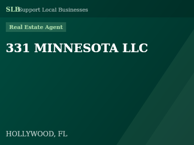 331 MINNESOTA LLC — Real Estate Agent in HOLLYWOOD, FL