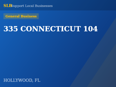 335 CONNECTICUT 104 — General Business in HOLLYWOOD, FL