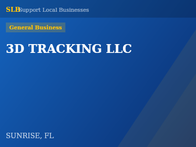 3D TRACKING LLC — General Business in SUNRISE, FL