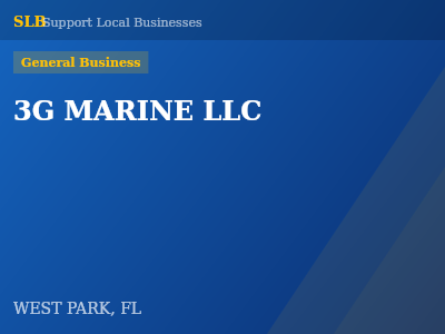 3G MARINE LLC — General Business in WEST PARK, FL