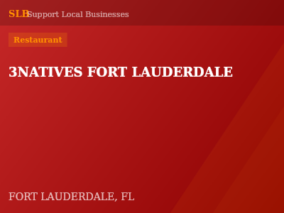 3NATIVES FORT LAUDERDALE — Restaurant in FORT LAUDERDALE, FL