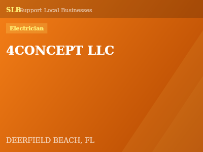 4CONCEPT LLC — Electrician in DEERFIELD BEACH, FL