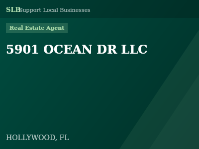 5901 OCEAN DR LLC — Real Estate Agent in HOLLYWOOD, FL