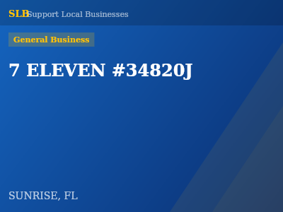 7 ELEVEN #34820J — General Business in SUNRISE, FL