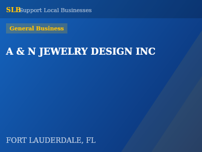 A & N JEWELRY DESIGN INC — General Business in FORT LAUDERDALE, FL