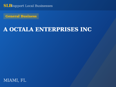 A OCTALA ENTERPRISES INC — General Business in MIAMI, FL