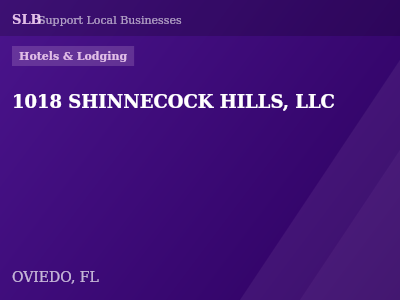1018 SHINNECOCK HILLS, LLC — Hotels & Lodging in OVIEDO, FL