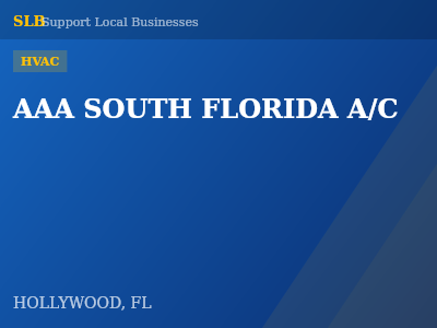 AAA SOUTH FLORIDA A/C — HVAC in HOLLYWOOD, FL