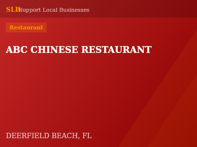 ABC CHINESE RESTAURANT — Restaurant in DEERFIELD BEACH, FL