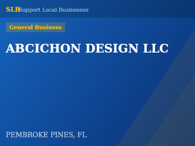 ABCICHON DESIGN LLC — General Business in PEMBROKE PINES, FL