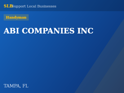 ABI COMPANIES INC — Handyman in TAMPA, FL