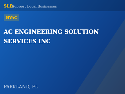 AC ENGINEERING SOLUTION SERVICES INC — HVAC in PARKLAND, FL