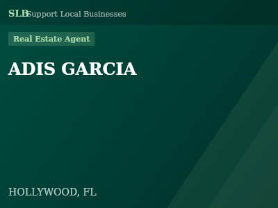 ADIS GARCIA — Real Estate Agent in HOLLYWOOD, FL