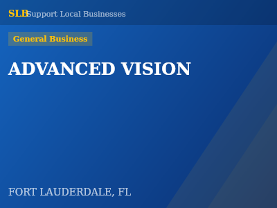ADVANCED VISION — General Business in FORT LAUDERDALE, FL