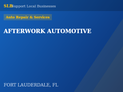 AFTERWORK AUTOMOTIVE — Auto Repair & Services in FORT LAUDERDALE, FL