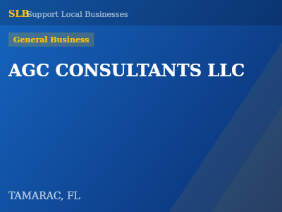 AGC CONSULTANTS LLC — General Business in TAMARAC, FL