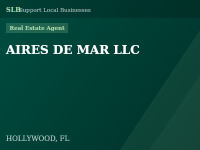 AIRES DE MAR LLC — Real Estate Agent in HOLLYWOOD, FL