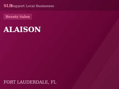 ALAISON — Beauty Salon in FORT LAUDERDALE, FL