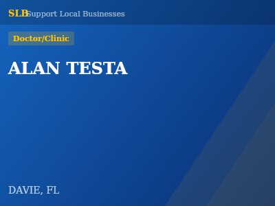 ALAN TESTA — Doctor/Clinic in DAVIE, FL