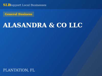 ALASANDRA & CO LLC — General Business in PLANTATION, FL