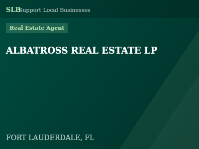 ALBATROSS REAL ESTATE LP — Real Estate Agent in FORT LAUDERDALE, FL