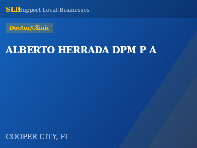 ALBERTO HERRADA DPM P A — Doctor/Clinic in COOPER CITY, FL