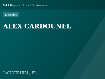 ALEX CARDOUNEL — Dentist in LAUDERHILL, FL