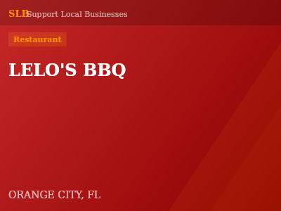 LELO'S BBQ — Restaurant in ORANGE CITY, FL