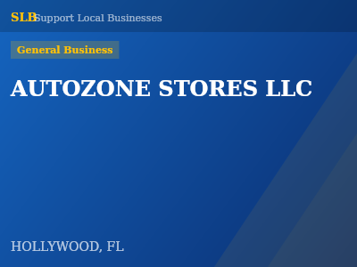 AUTOZONE STORES LLC — General Business in HOLLYWOOD, FL