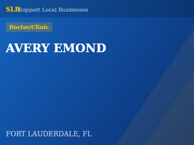 AVERY EMOND — Doctor/Clinic in FORT LAUDERDALE, FL