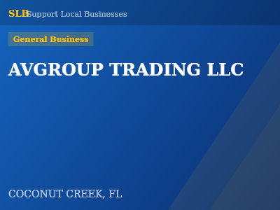 AVGROUP TRADING LLC — General Business in COCONUT CREEK, FL