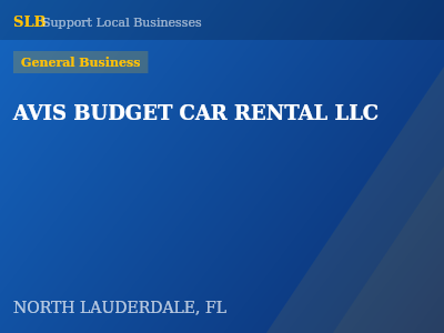 AVIS BUDGET CAR RENTAL LLC — General Business in NORTH LAUDERDALE, FL