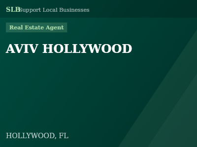 AVIV HOLLYWOOD — Real Estate Agent in HOLLYWOOD, FL