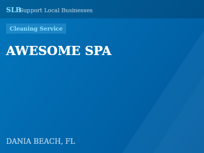 AWESOME SPA — Cleaning Service in DANIA BEACH, FL
