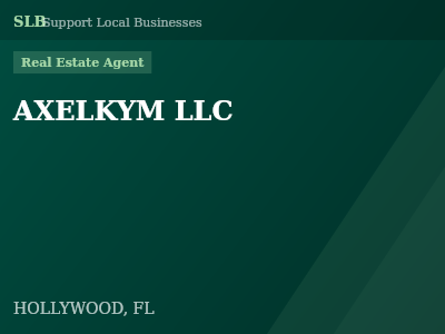 AXELKYM LLC — Real Estate Agent in HOLLYWOOD, FL