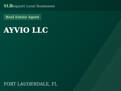 AYVIO LLC — Real Estate Agent in FORT LAUDERDALE, FL