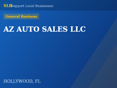 AZ AUTO SALES LLC — General Business in HOLLYWOOD, FL