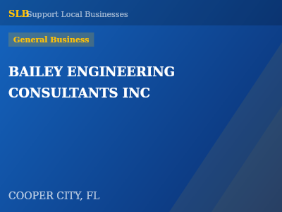 BAILEY ENGINEERING CONSULTANTS INC — General Business in COOPER CITY, FL