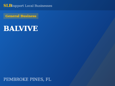 BALVIVE — General Business in PEMBROKE PINES, FL