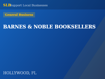 BARNES & NOBLE BOOKSELLERS — General Business in HOLLYWOOD, FL