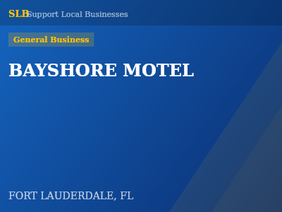 BAYSHORE MOTEL — General Business in FORT LAUDERDALE, FL