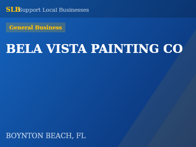 BELA VISTA PAINTING CO — General Business in BOYNTON BEACH, FL