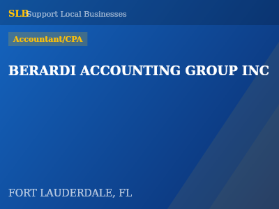 BERARDI ACCOUNTING GROUP INC — Accountant/CPA in FORT LAUDERDALE, FL