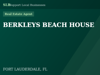 BERKLEYS BEACH HOUSE — Real Estate Agent in FORT LAUDERDALE, FL